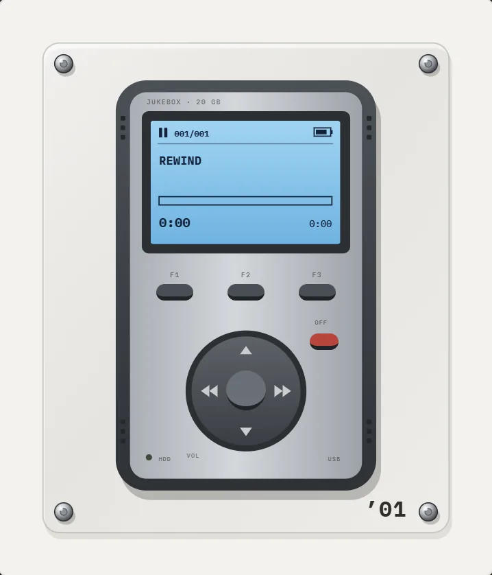 2001 MP3 in REWIND