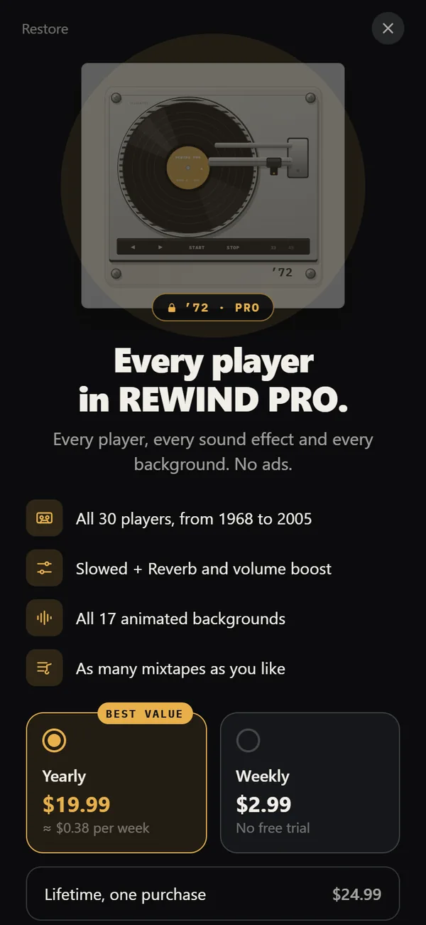 What is free and what is PRO?